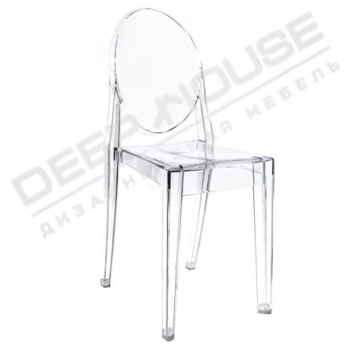 Стул Victoria Ghost прозрачный. Фото №2