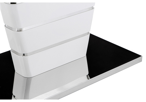 Стол стеклянный Space 140 белый. Фото №7