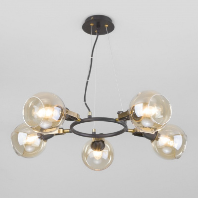 Подвесная люстра Eurosvet Mateo 70119/5 черный фото Подвесная люстра Eurosvet Mateo 70119/5 черный. Фото №2