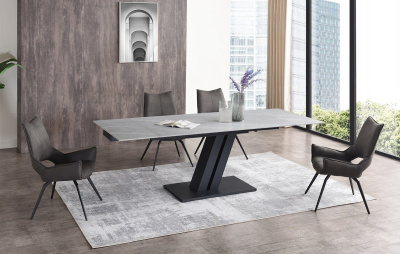 Стул DC1241 серый/черный фото Стул DC1241 серый/черный. Фото №4