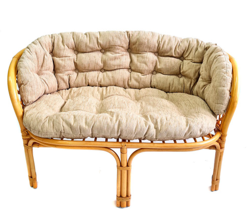 Подушка на диван "Багама" полная бежевая шенилл. Фото №2