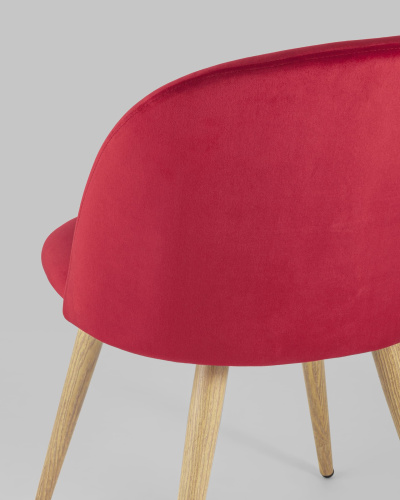Стул Лион велюр красный. Фото №8