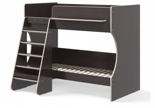 Кровать двухъярусная Р434 Капризун 3, древесина коричневая светлая дуб. Фото №4