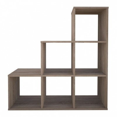 Стеллаж Polini Home Smart, древесина коричневая светлая дуб фото Стеллаж Polini Home Smart, древесина коричневая светлая дуб. Фото №3