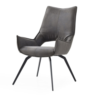 Стул DC1241 серый/черный фото Стул DC1241 серый/черный. Фото №3