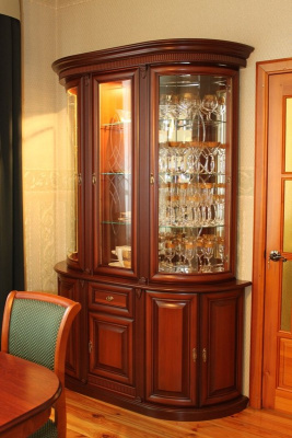 Комод пятидверный к витрине трехдверной Милан 23. Фото