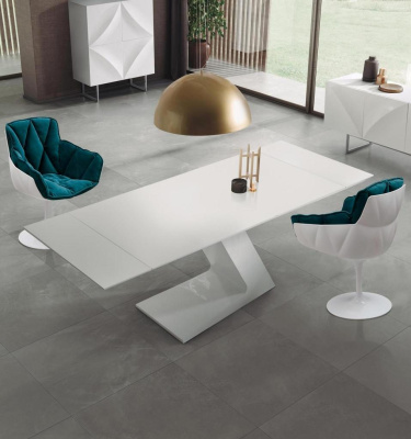 Обеденный стол DUPEN DT-21 Раскладной Белый. Фото