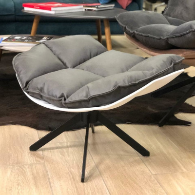 Банкетка DC-1565F(F2) коричневый HE510-24B/ноги металл фото Банкетка DC-1565F(F2) коричневый HE510-24B/ноги металл. Фото №4