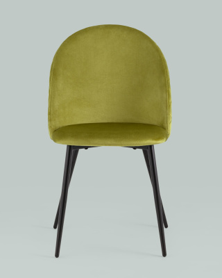 Стул Lilly велюр фисташковый. Фото