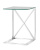 Журнальный стол 40*40 КРОСС серебро фото Журнальный стол 40*40 КРОСС серебро. Фото №1