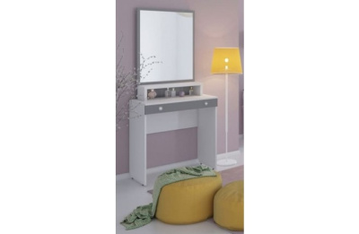 Полка настольная с зеркалом Силуэт фото Полка настольная с зеркалом Силуэт. Фото №3