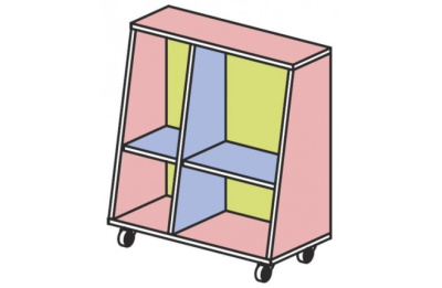 Шкаф навесной открытый Силуэт. Фото