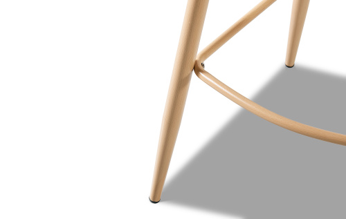 Барный стул 373B бежевый/дерево. Фото №5