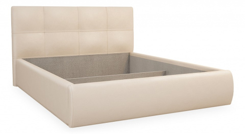 Куба Кровать 1.4 крем (экокожа). Фото №1