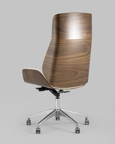 Кресло руководителя TopChairs Crown бежевое. Фото №7