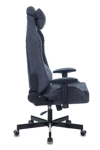 Кресло игровое Knight T1 синий экомех с подголов. крестовина металл. Фото №4