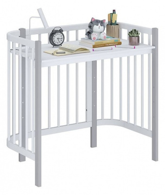 Кроватка Polini kids Simple 120, белый фото Кроватка Polini kids Simple 120, белый. Фото №4