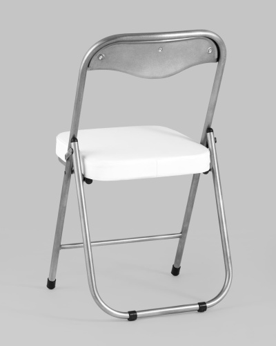 Стул складной ДЖОН металлик, белый. Фото №7