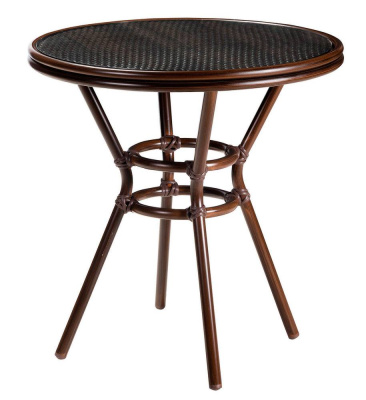 Стол Патонг Glass Rattan D-70. Фото №2