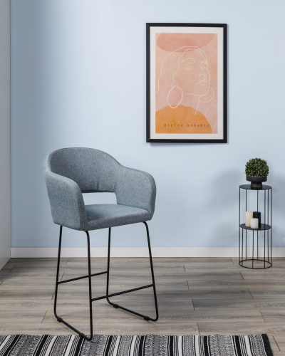 Кресло полубар Oscar Грей/Линк. Фото №6