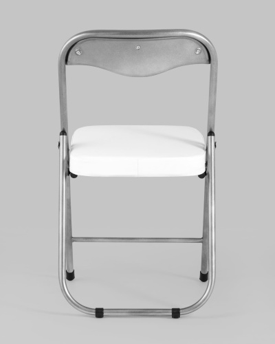 Стул складной ДЖОН металлик, белый. Фото №6