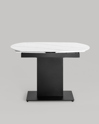 Стол обеденный Хлоя раскладной 120-180*90 керамика светлая фото Стол обеденный Хлоя раскладной 120-180*90 керамика светлая. Фото №4