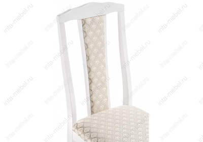 Стул деревянный Гроджин белый / бежевый фото Стул деревянный Гроджин белый / бежевый. Фото №5