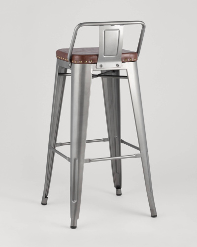 Стул барный TOLIX SOFT серебристый. Фото №6