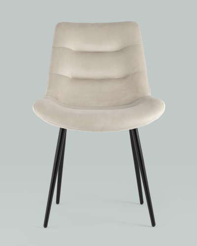 Стул Остин велюр бежевый. Фото №4