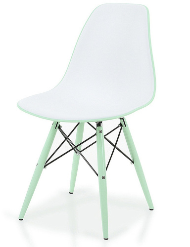 Стул ESF DC231A зеленый/белый. Фото №2