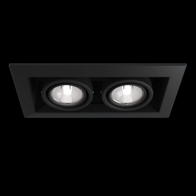 Встраиваемый светильник Maytoni Metal Modern DL008-2-02-B фото Встраиваемый светильник Maytoni Metal Modern DL008-2-02-B. Фото №2