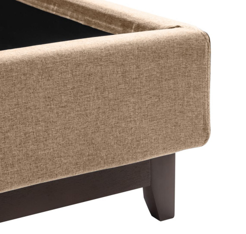 Кровать с ортопедическим основанием и ящиком 1.8 Сканди Лайт_Беж. Фото №7