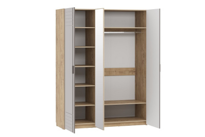 Шкаф комбинированный Livorno НМ 013.57  Софт Графит, Дуб бунратти. Фото №2