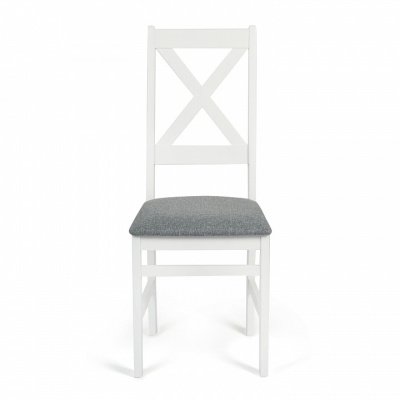 Стул CROSSMAN Многослойная фанера, 100*41*40, white, ткань серая (16/1) (поставляется по 2 шт) фото Стул CROSSMAN Многослойная фанера, 100*41*40, white, ткань серая (16/1) (поставляется по 2 шт). Фото №2
