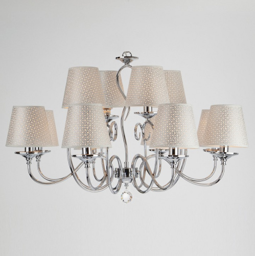 Подвесная люстра Eurosvet Fresa 70068/12 хром. Фото №1