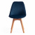 Стул Secret De Maison TULIP SOFT (mod. 74) вельвет/дерево , 54 х 47 х 83 см , синий (HLR 63)/натуральный (поставляется по 4 шт) фото Стул Secret De Maison TULIP SOFT (mod. 74) вельвет/дерево , 54 х 47 х 83 см , синий (HLR 63)/натуральный (поставляется по 4 шт). Фото №2