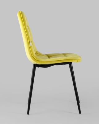 Стул Тейлор велюр желтый фото Стул Тейлор велюр желтый. Фото №4