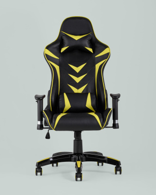 Кресло игровое TopChairs Corvette желтое фото Кресло игровое TopChairs Corvette желтое. Фото №5