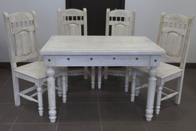 Стол обеденный Викинг GL-05 браш. (6 типоразмеров) фото Стол обеденный Викинг GL-05 браш. (6 типоразмеров). Фото №2