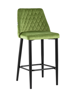Стул полубарный Диего велюр травяной. Фото