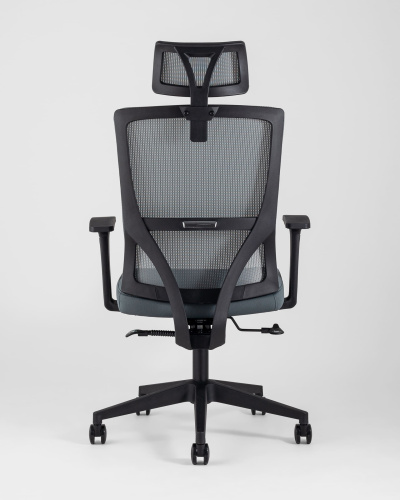 Кресло руководителя TopChairs Local серое. Фото №6