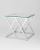 Журнальный стол 55*55 ИНСИГНИЯ серебро. Фото №3