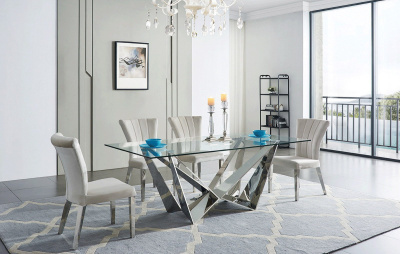 Стол T102C прозрачный. Фото №5