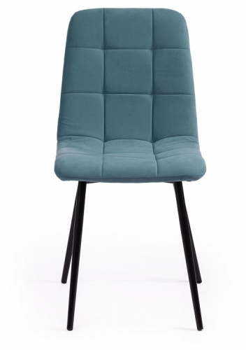Стул CHILLY MAX  Велюр/металл , 45 х 59 х 88 см , темно-бирюзовый 22/черный  (поставляется по 2 шт). Фото №2