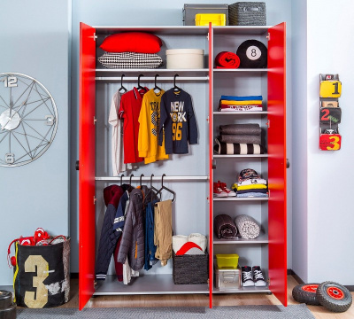 Трехстворчатый шкаф Cilek Racecup. Фото