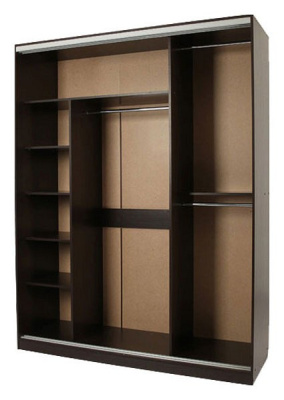 Бассо 5-600* (полки слева) венге фото Бассо 5-600* (полки слева) венге. Фото