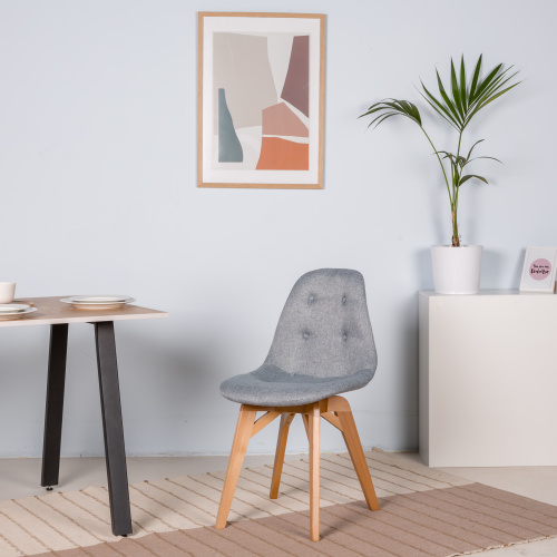 Стул Eames lite Грей/Натуральный Бук. Фото №10