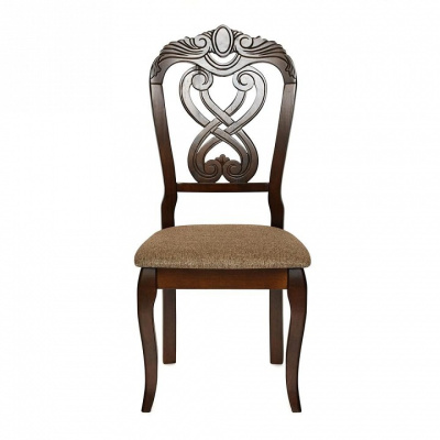 Стул -Андромеда/ Andromeda Цвет: каркас - сappuchino, обивка - коричневый S 168-7.  (поставляется только по 2 шт). Фото №2