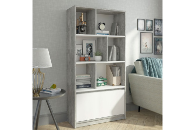 Стеллаж комбинированный Биллунд,белый. Фото