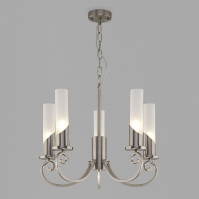 Подвесная люстра Eurosvet Banci 60117/5 никель фото Подвесная люстра Eurosvet Banci 60117/5 никель. Фото №2